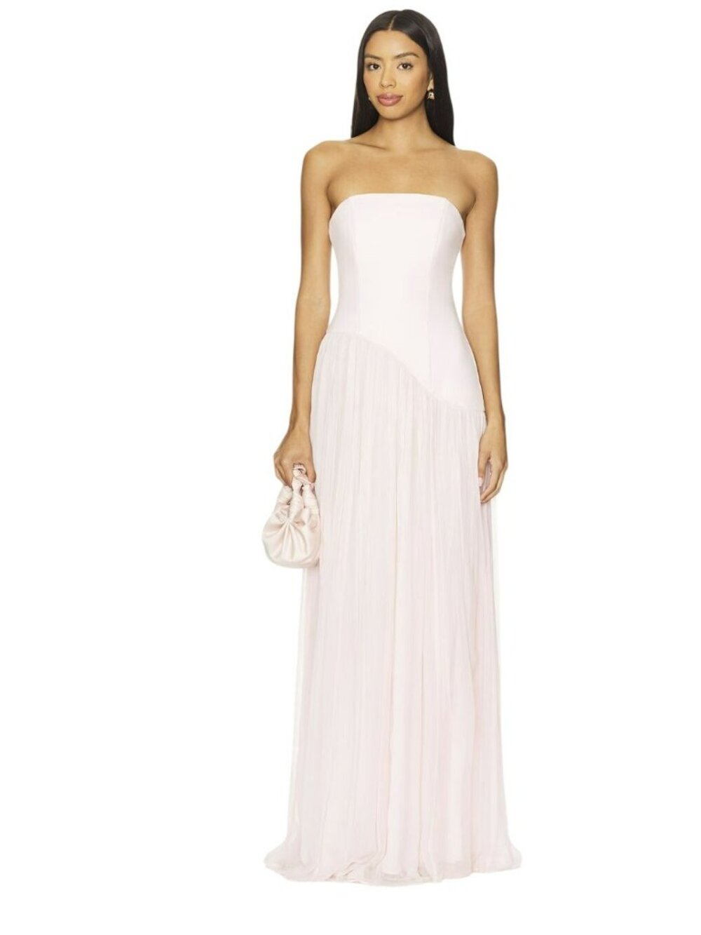 New Lovers and Friends Alice Strapless Gown Drop Waist Maxi Dress Small